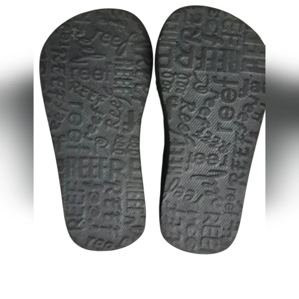 Reef Kids Ice Cream Flip Flops - Black and Mint